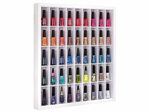 Estante de Parede 45 Nichos Coleções - Branco Giz