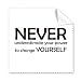 Quote You Can Change Yourself Cleaning Cloth Phone Screen Glasses Cleaner 5pcs