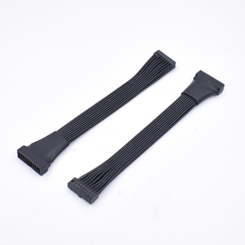 12cm Motherboard USB 3.0 20-pin Female to USB 3.0 20-pin Male Extension Cable (10 Pieces/lot)