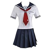 gegecos Anime Comic Trigger Happy Havoc Cosplay Costume Naegi Komaru Dress (S) White