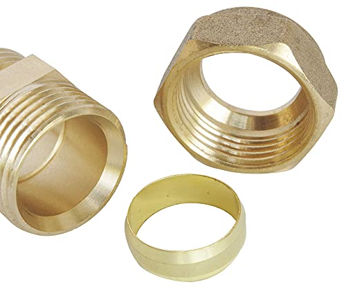 SOMATHERM FOR YOU 3540730013682 Plug TC 18 Bouchon Clamp Ring Brass Copper Pipe Diameter 18 mm None, Klein - Image 3