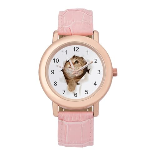 レディース腕時計 猫柄 ネコ ベッド 時計 ウォッチ うでとけい クオーツウォッチ ビジネス腕時計 アナログ ビジネス カジュアル シンプル クラシック 電池式 個性 見やすい文字盤 ガールズ 箱入り プレゼント