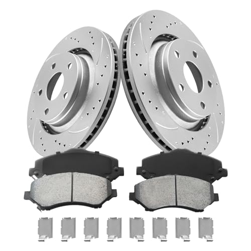 GAIASURGE Front Brake Rotors Compatible with 2018-2023 Jeep Wrangler