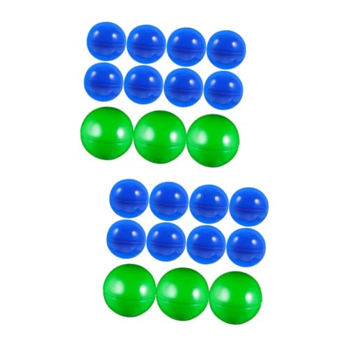 Toddmomy 1set Ball Party Game Balls Raffle Colored Sphere Drawing Balls Prize Drawing Balls Transparent Hollow Fillable Pink Blue Plastic Balls Bar Game Props Picking Balls 50pcs