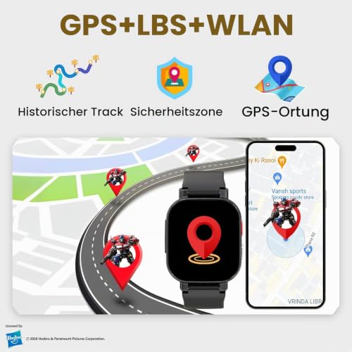 Transformers Smartwatch Kinder mit Videoanruf, IP68 Wasserdicht Schulmodus – Ansicht 5