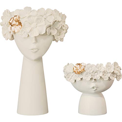 Bicuzat Kunstharz-Anadem Mädchen mit goldenem Blumenkopf Cover