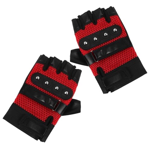 LIGHTAOTAO 1Par Guantes para Guantes de Ciclismo de Dedo Transpirables y Antideslizantes Guantes Deportivos de Malla y PU Resistentes para Actividades Aire