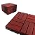 Interlocking Deck Tiles - Wood Patio Flooring - Interlocking Patio Tiles - Outdoor Tiles for Patio - Outdoor Deck - Balcony Flooring - Outdoor Floor Tiles (20, Clay Finish/Checker)