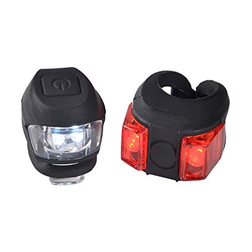 My Pallas MP-LT05 Bicycle Safety LED Light, Front & Rear Set, 48 Hours of Continuous Light, for Cross Bikes, MTB, Folding Bicycles, etc