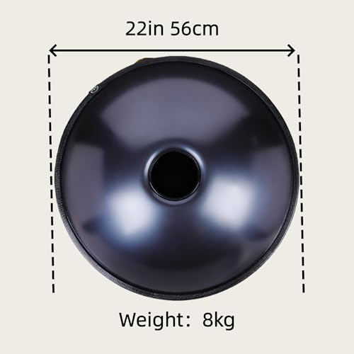 Handpan Azul 12 Notas Latourreg 56 cm 8 kg miniatura 2