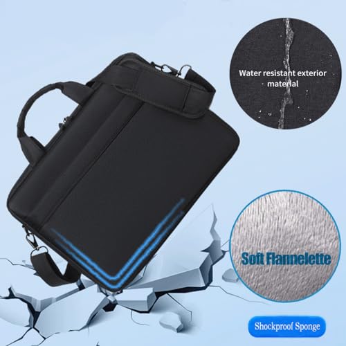 Acer Laptop Case 15.6 inch, 16 Inch Laptop Sleeve Computer Cover Compatible with Lenovo IdeaPad 15.6” HP Dell Asus Notebook, Acer Aspire 1/3/5 15.6", HP Pavilion/Envy 15.6", LG gram, Black4