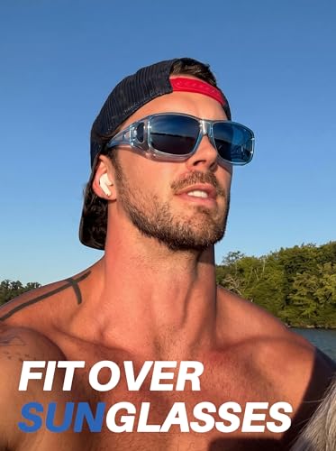 Image of IGnaef Fit Over Sunglasses for Men Polarized Wrap Around glasses with UV Protection IF0312