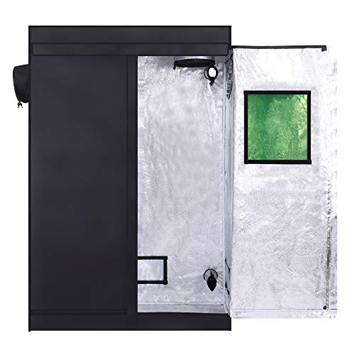 AlightUp Armario de Cultivo Interior Cámara de Cultivo 120 x 60 x 180 Carpa de Cultivo Interior Kit Completo Caja Caja de...