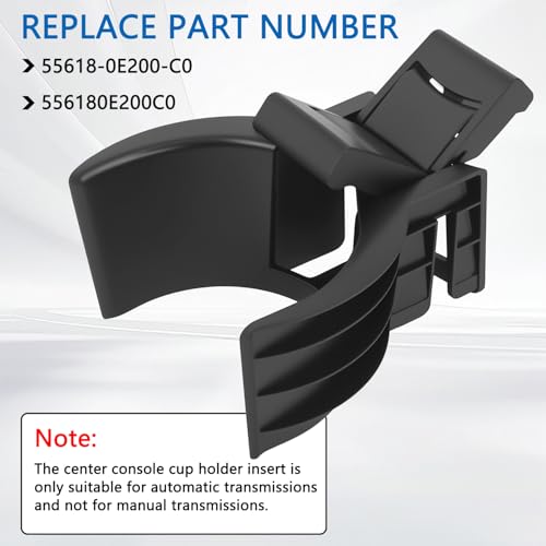 Divisor para portavasos Toyota Highlander 2014-2019 miniatura 4