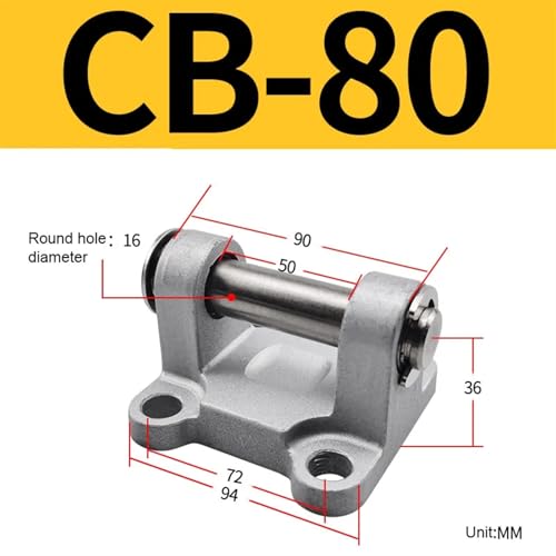 Base contre-pointe CB-80 éliminant le jeu de cylindre à boucles doubles