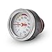 QIEIEI Motorcycle Oil Temperature Gauge,M20x1.5 Oil Temp Temperature Gauge Filler Caps for Motorcycle 0-200℃ Gauge Engine Valves Caps