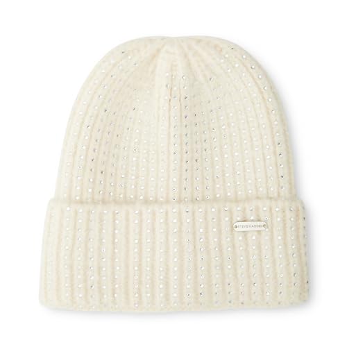 Steve Madden Bonnet Crystal Ivoire en taille unique pour femme