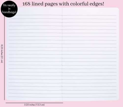 Carnet A5 à lignes Kate Spade G initiales en simili cuir bleu note journal - 3