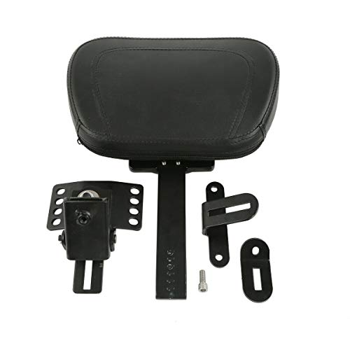 Green-L Black Plug-In Driver Rider Backrest Fit for Harley Touring 1997-2020