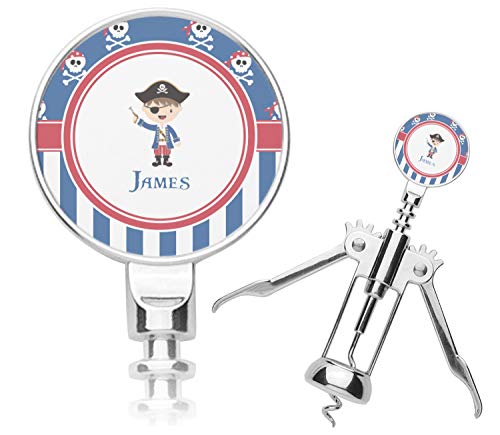 Personalized Blue Pirate Corkscrew