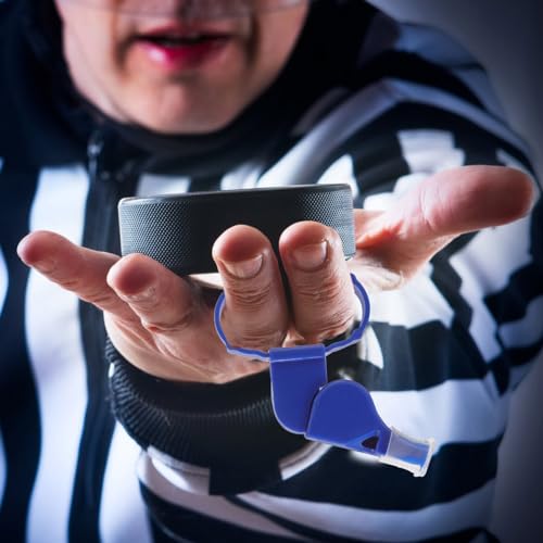 Silbato deportivo de plástico azul Sosoport miniatura 4