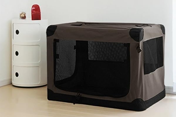 Amazon | ペットキャリー 折りたたみソフトクレート 中型犬用 ペット