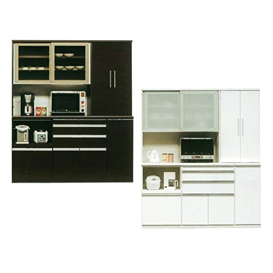 Amazon | 食器棚 幅175cm キッチンボード マルチタイプ 高さ