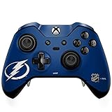 Skinit Decal Gaming Skin Compatible with Xbox One Elite Controller - Officially Licensed NHL Tampa Bay Lightning Logo Design