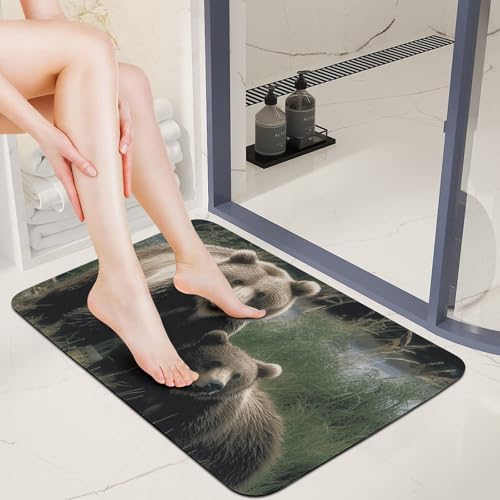 Tapis absorbant l'eau pour entrée glissante - Tapis de sol antidérapant
