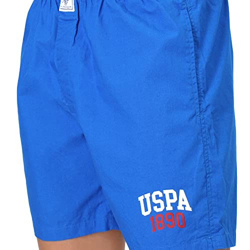 Image of U.S. POLO ASSN. Mens Solid Cotton Mid Rise Boxers - Pack of 1