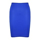 Gilrs Skirt Kids Plain Color School Fashion Dance Pencil Skirts Age 7-13 Years Royal Blue