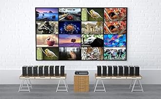 MT-VIKI 16x16 HDMI Matrix Switch 4K@30Hz, Rack Mount Switcher & Splitter 16 in 16 Out, Backlit RS232 LAN Port and EDID