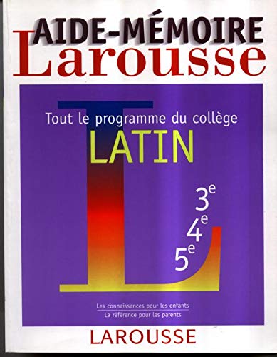 Aide-mémoire, latin