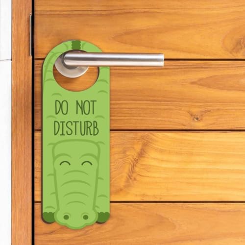 Image of CVANU Do Not Disturb Wooden Door Sign Hanger Size(24cm x 8.5cm) cv73