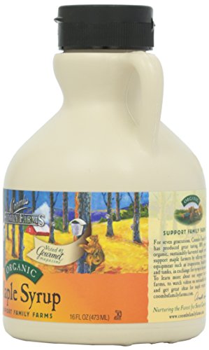 Maple Syrup, Organic Grade A, Dark Color, Robust Taste, 16 Fl Oz #TOP3