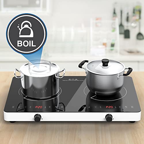 VBGK-Double-Induction-Cooktop120V-Induction-Burner-Hot-Plate-with-Knob-Control9-Power-Levels-Kids-Lock-Timer-Overheat-Protection12-Inch-induction-cooktop