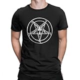 Photo Gallery fpbqssmv baphomet pentagram t-shirts men black l Photo Gallery fpbqssmv baphomet pentagram t-shirts men black l
