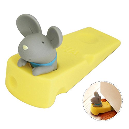 ehind Hind Tope para Puerta, diseño de Dibujos Animados, para niñas, niños, no araña y Agarre Fuerte, Antideslizante