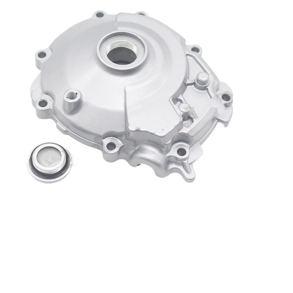 Per la copertura dello statore del motore Per Moto Argento Sinistra per Motore Statore Carter Manovella Copertura Della Cassa Per YAMAHA YZF-R1 YZF R1 2015-2017 2016