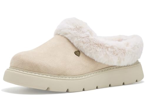 Skechers Keepsakes Lite Damen-Pantoffel, kuschelige Mischung, Off White Textil, 36 EU – Ansicht 1