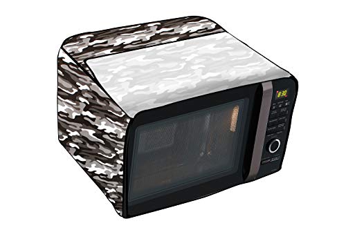 Image of Stylista Microwave Oven Cover for LG 21 L Convection MC2146BL Camouflage Pattern Multicolor