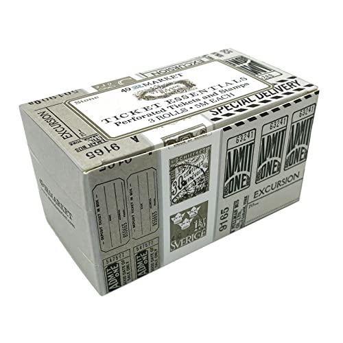 Ticket Essentials Pierre 49 And Market Vintage Bits pour scrapbooking