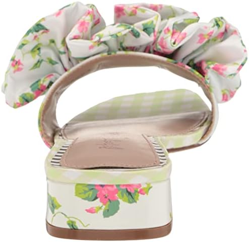 Betsey Johnson Women's Alivia Heeled Sandal, White Multi, 6 | Image 2