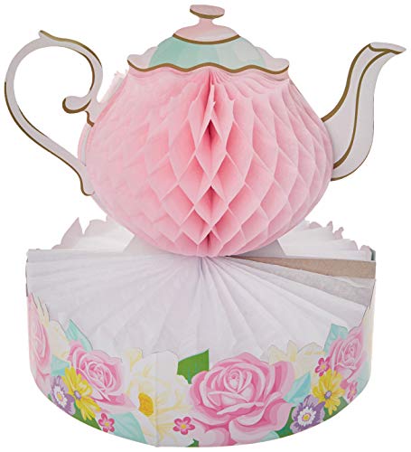 Creative Converting Floral Tea Party Centerpiece, 1 Ct Multicolor, 9" X 10" #TOP1