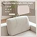 QIANMEW Couch Covers for Sectional Sofa, Washable Stretch Soft Sofa Cushion Covers L Shape Sofa Slipcovers Anti Slip Furniture Decor Protector for Pets (1PC Back Couch Cover,Ivory)