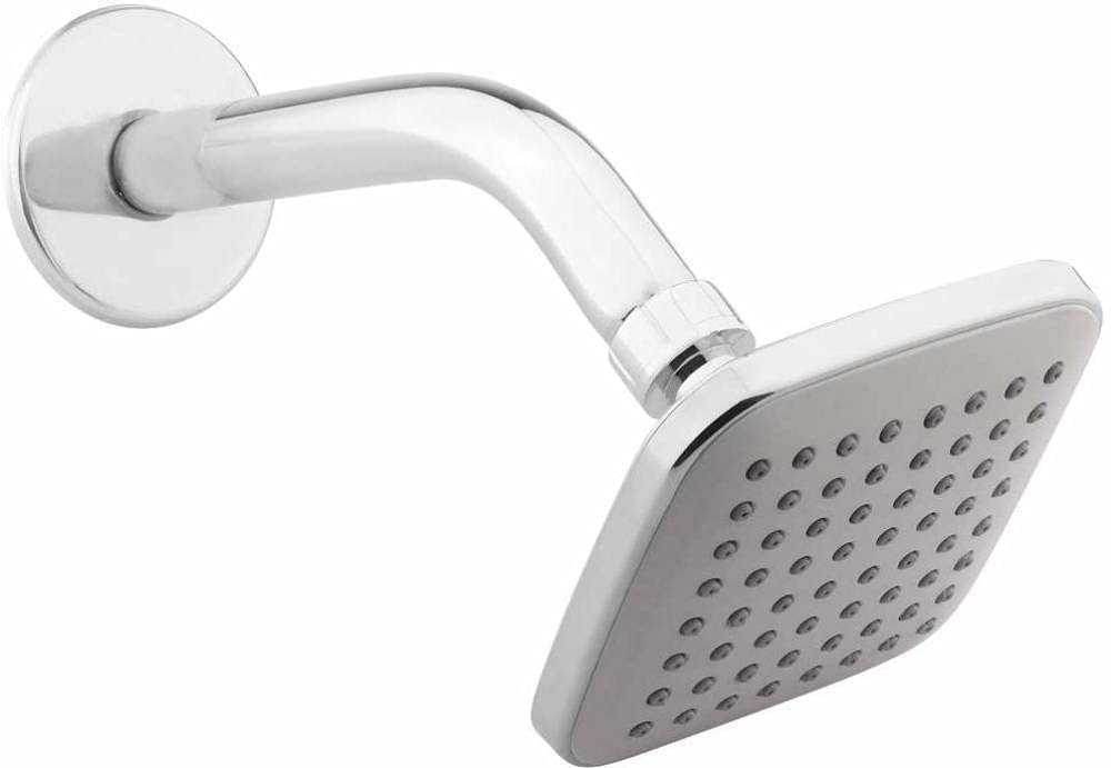 Quento Movable plastic overhead shower for bathroom rain shower Head abs body for bathroom… (SHOWER HEAD WITH ARM) (B0D8J7JFK4) Amazon Price History, Amazon Price Tracker