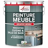 meuble cuisine formica année 60 ☑️ Peinture époxy colorée décorative bi-composant idéale pour repeindre et rénover tous vos meubles