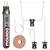 発泡スチロールカッター コードレス ヒートカッター USB-C充電 電池式スチロールカッター 6点セット ワイヤレス LEDライト 電熱線カッター USB-C充電 発泡スチロール彫刻 切断 工具 便利 1022℉フォームカッターツール ウレタンフォーム 曲線加工 看板製作 ジオラマ スポンジ クラフト用