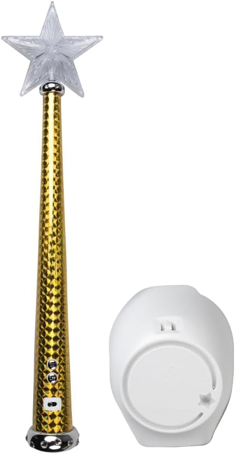 The Original Magic Light Wand – Wireless Light Wand Remote with Sound, Light Modes & Plug-in Receiver – Kid-Friendly Wand in 6 Colors (Red)