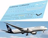 1/144 Decals for Boeing 787-900 Lufthansa TB Decal TBD1203